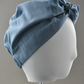 Ladies Turban Hat - Liberty of London Airforce Blue - Silk & Lawn