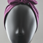 Ladies Knot hairband - Liberty of London Aubergine Purple - Silk & Lawn