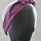 Ladies Knot hairband - Liberty of London Aubergine Purple - Silk & Lawn