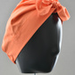 Ladies Turban Hat - Liberty of London Tangerine Orange - Silk & Lawn