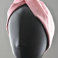 Ladies Twisted Turban Headband - Liberty of London Dusty Pink - Silk & Lawn