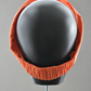 Ladies Twisted Turban Headband - Liberty of London Tangerine Orange - Silk & Lawn