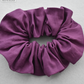 Liberty of London Aubergine Purple Scrunchie - Silk & Lawn