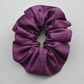 Liberty of London Aubergine Purple Scrunchie - Silk & Lawn