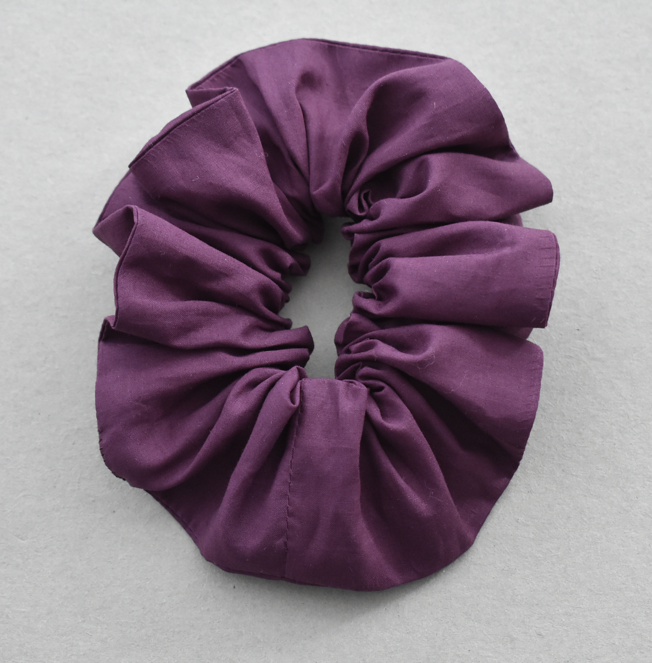Liberty of London Aubergine Purple Scrunchie