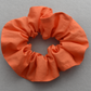 Liberty of London Tangerine Orange Scrunchie - Silk & Lawn