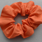 Liberty of London Tangerine Orange Scrunchie - Silk & Lawn
