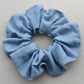 Liberty of London Airforce Blue Scrunchie - Silk & Lawn