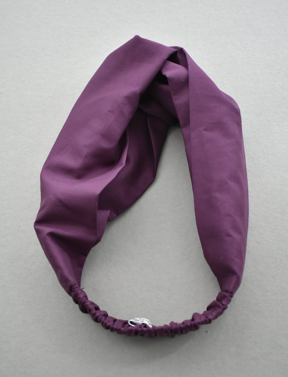 Kids Tot Knot Twisted hairband - Liberty of London Aubergine Purple