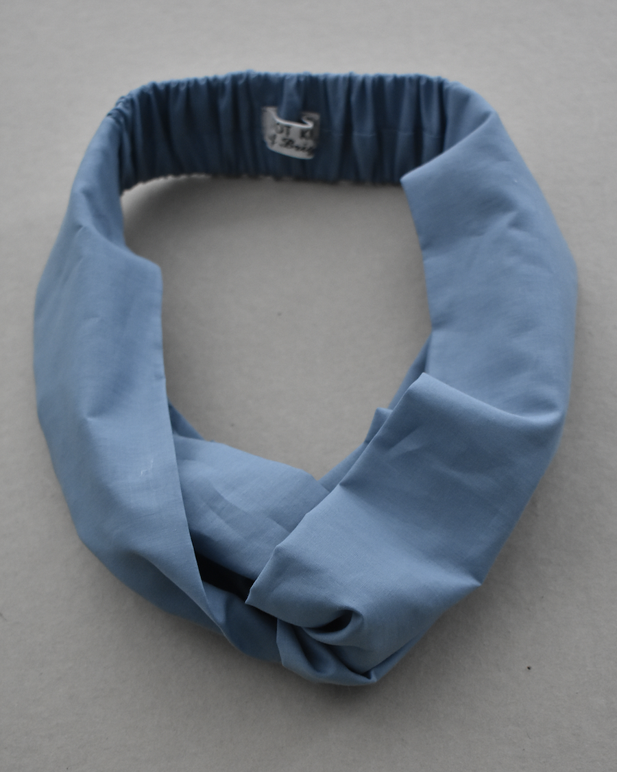 Kids Tot Knot Twisted hairband - Liberty of London Airforce Blue