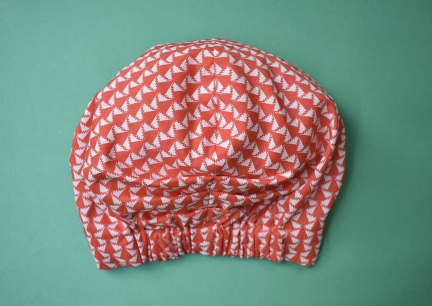 Little Land Girl Baby Hat - Liberty of London Red and White Jonathan print