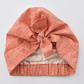 Little Land Girl Baby Turban Hat - Liberty of London Red Marco print - Silk & Lawn