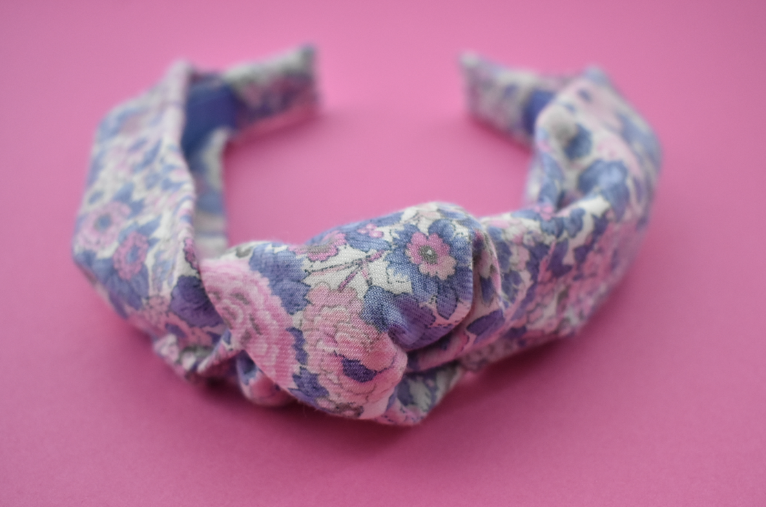 Ladies Knot Alice band - Liberty of London Winter Rose print