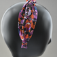 Ladies Knot headband - Liberty of London Camo Flowers - Silk & Lawn