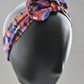 Ladies Knot hairband - Liberty of London Camo Flowers - Silk & Lawn
