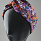 Twisted Turban Headband - Liberty of London Camo Flowers - Silk & Lawn
