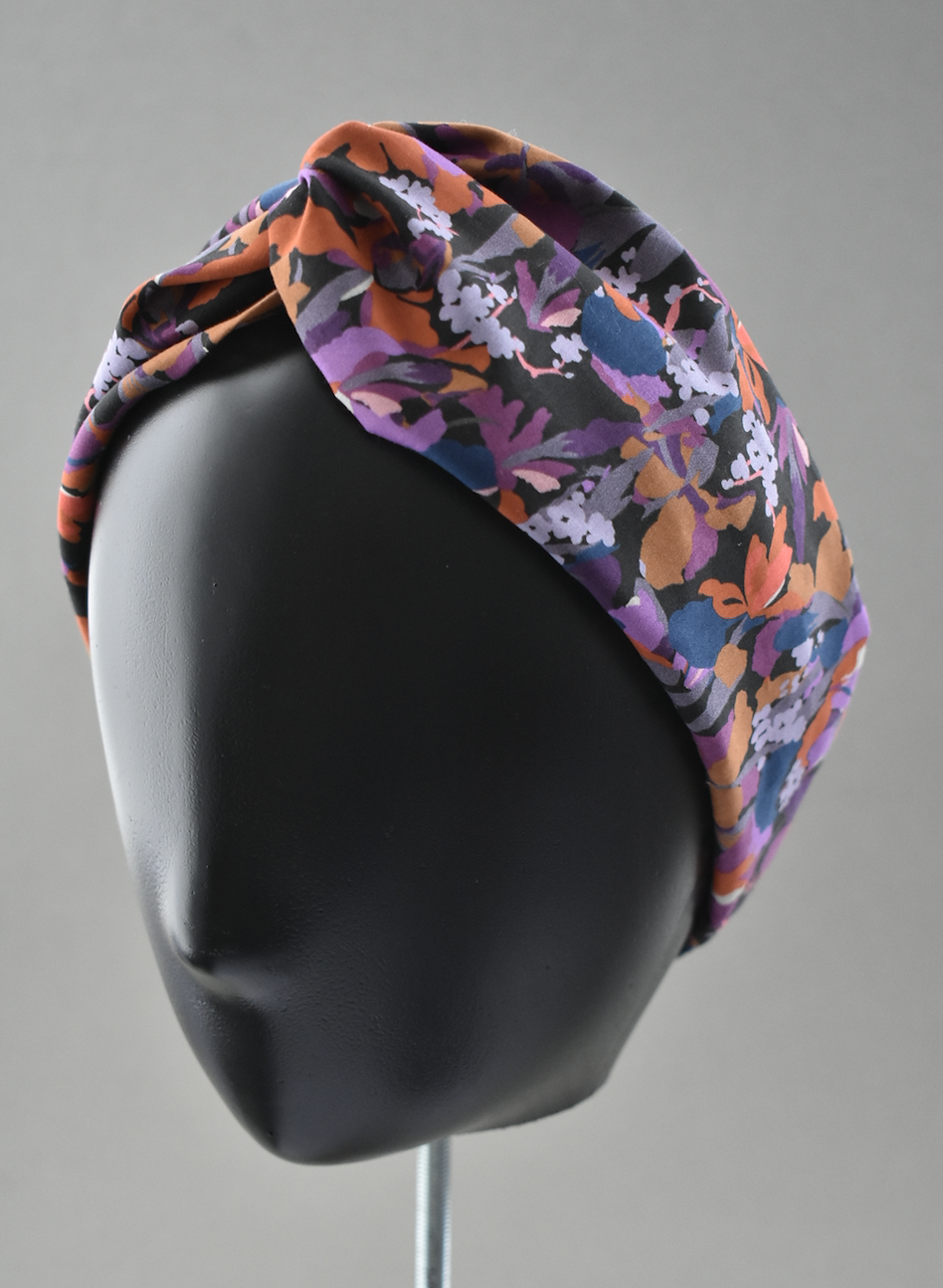 Twisted Turban Headband - Liberty of London Camo Flowers