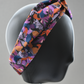 Twisted Turban Headband - Liberty of London Camo Flowers - Silk & Lawn
