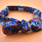 Ladies Knot hairband - Liberty of London Camo Flowers - Silk & Lawn