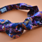 Ladies Knot hairband - Liberty of London Camo Flowers - Silk & Lawn