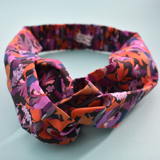 Twisted Turban Headband - Liberty of London Camo Flowers