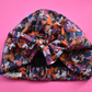 Ladies Turban Hat - Liberty of London Camo Flowers - Silk & Lawn