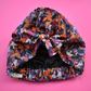 Ladies Turban Hat - Liberty of London Camo Flowers - Silk & Lawn
