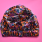 Ladies Turban Hat - Liberty of London Camo Flowers - Silk & Lawn