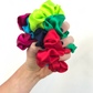 Pure Mulberry Silk Hair tie Scrunchies - various jewel colours - Silk & Lawn