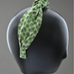 Ladies Knot Alice headband - Liberty of London Xanthe Sunbeam Green - Silk & Lawn