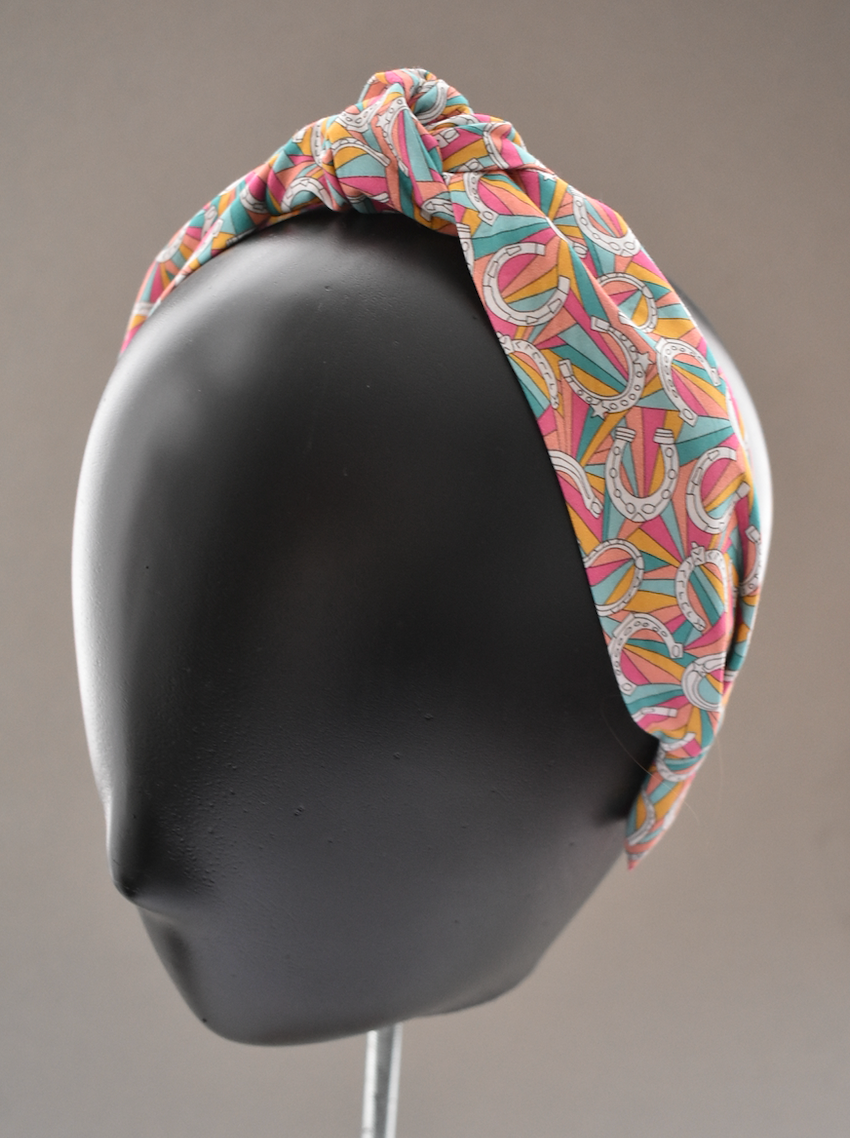 Ladies Knot Alice headband - Liberty of London Derby Day