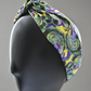 Ladies Twisted Turban Headband - Liberty of London Babylon - Silk & Lawn