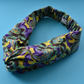 Ladies Twisted Turban Headband - Liberty of London Babylon - Silk & Lawn
