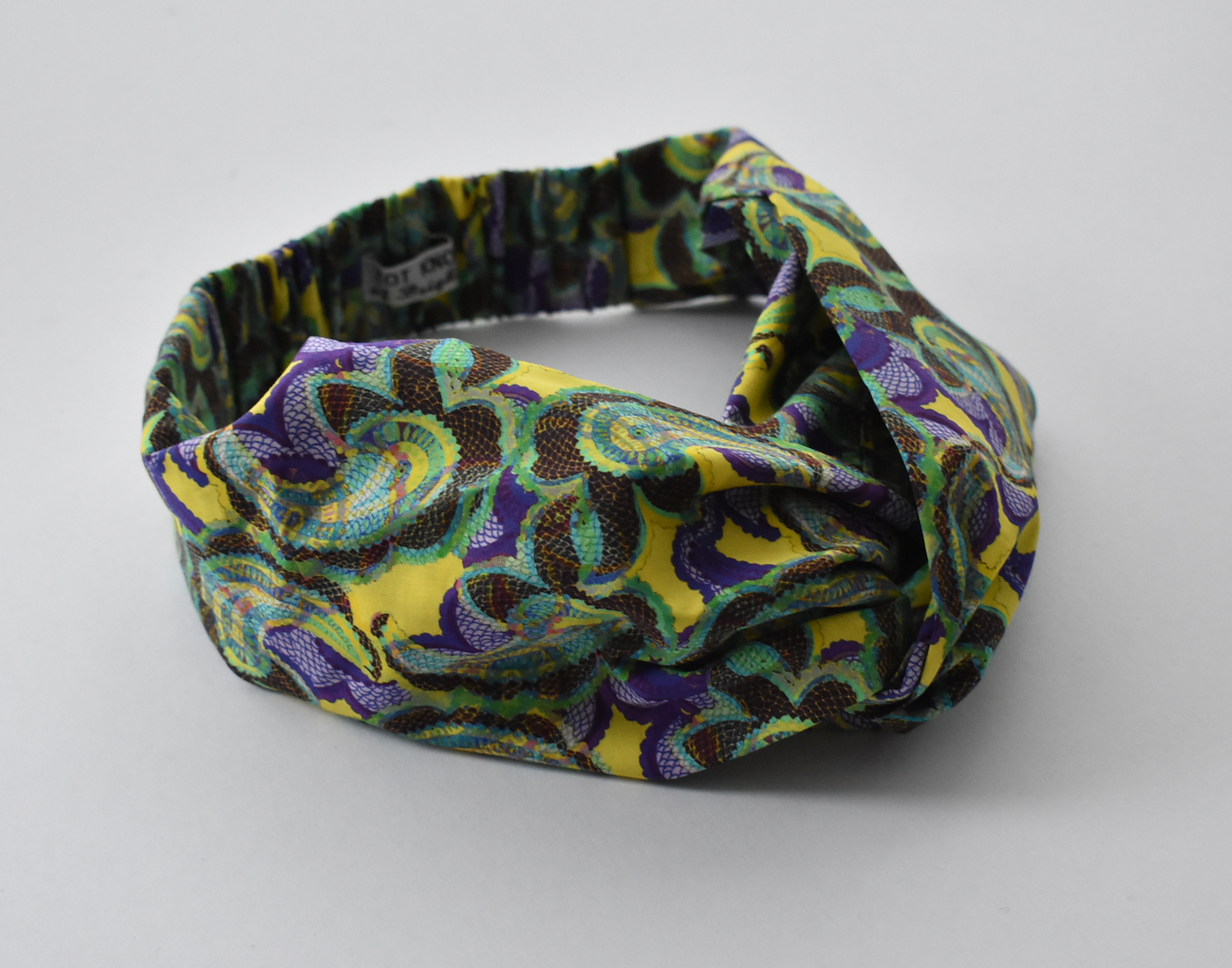 Ladies Twisted Turban Headband - Liberty of London Babylon - Silk & Lawn