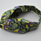 Ladies Twisted Turban Headband - Liberty of London Babylon - Silk & Lawn