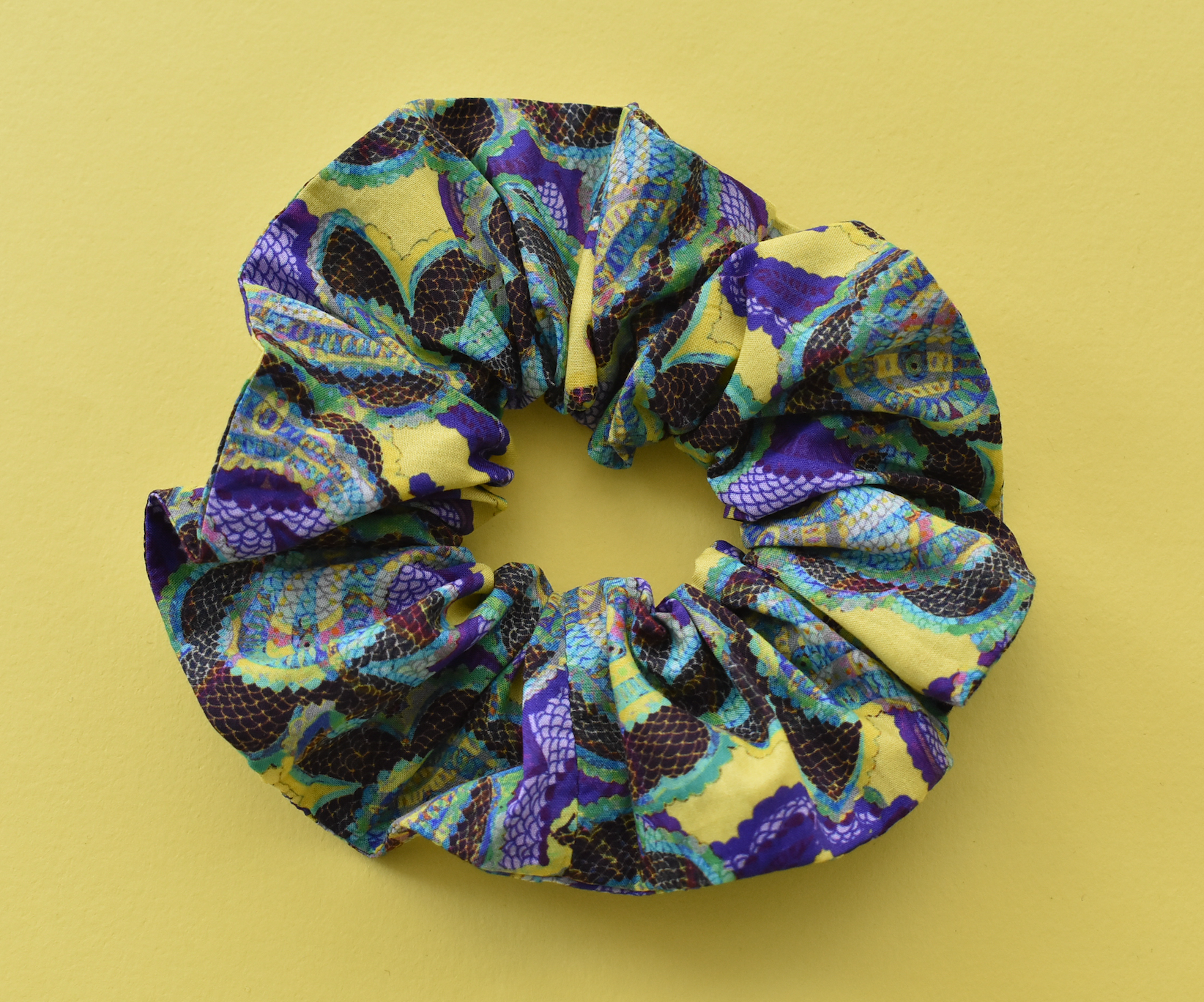 Scrunchie - Liberty of London Babylon - Silk & Lawn