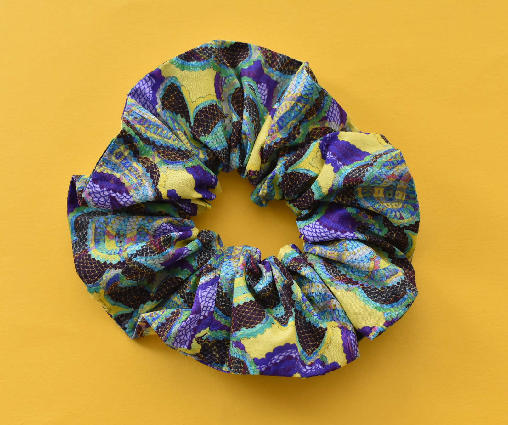 Scrunchie - Liberty of London Babylon - Silk & Lawn