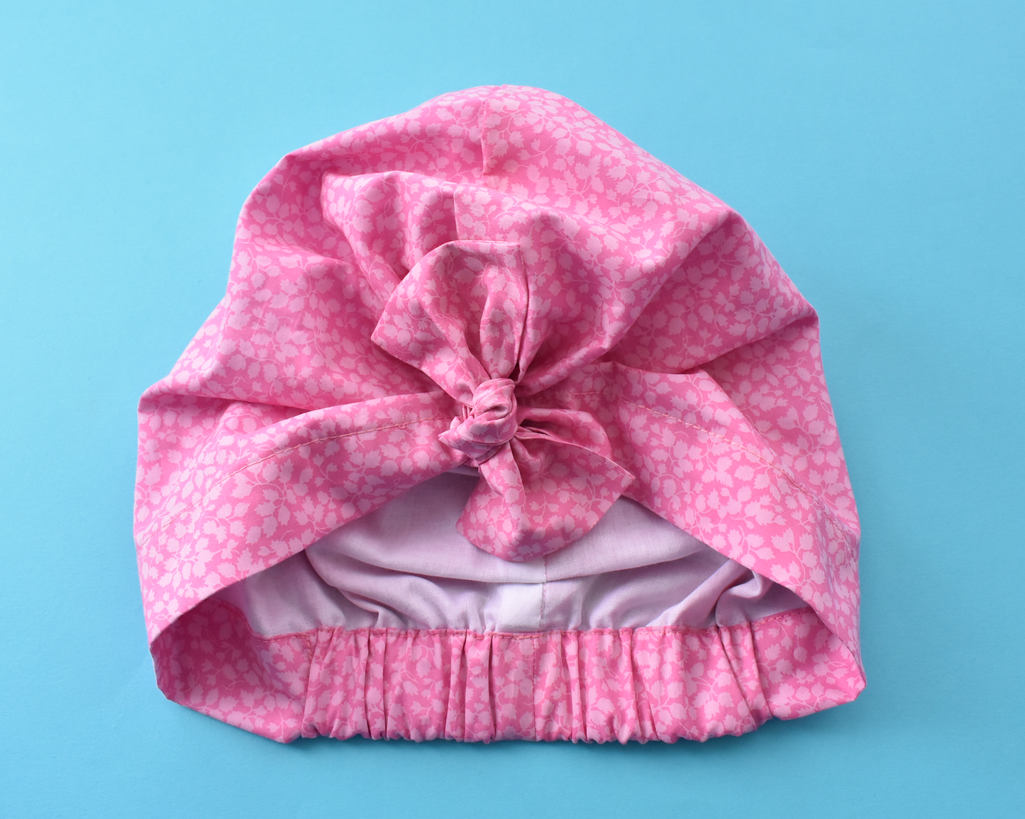 Ladies Turban Hat - Liberty of London Glenjade Pink