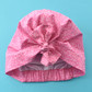 Ladies Turban Hat - Liberty of London Glenjade Pink - Silk & Lawn