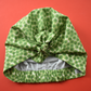 Ladies Turban Hat - Liberty of London Sunbeam Xanthe Green - Silk & Lawn