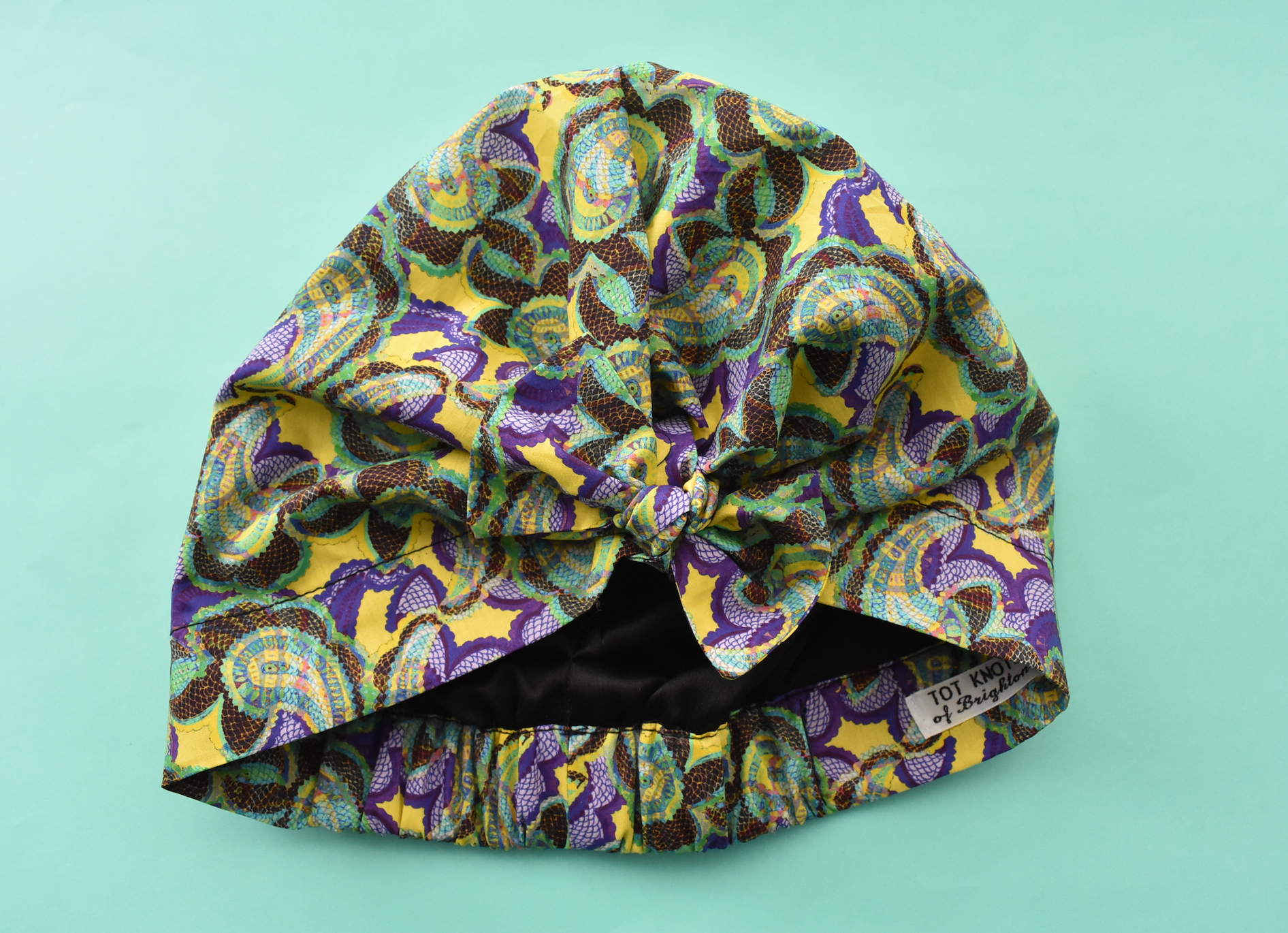 Ladies Turban Hat - Liberty of London Babylon - Silk & Lawn