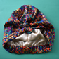 Luxury Turban & Head wrap - Pure silk - Liberty of London Artist Jewel - graphic printed silk - Silk & Lawn