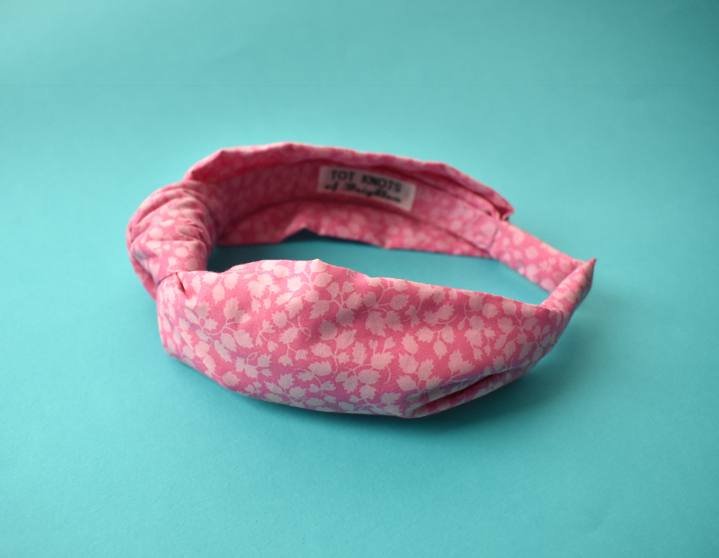 Ladies Knot Alice headband - Liberty of London Glenjade Pink