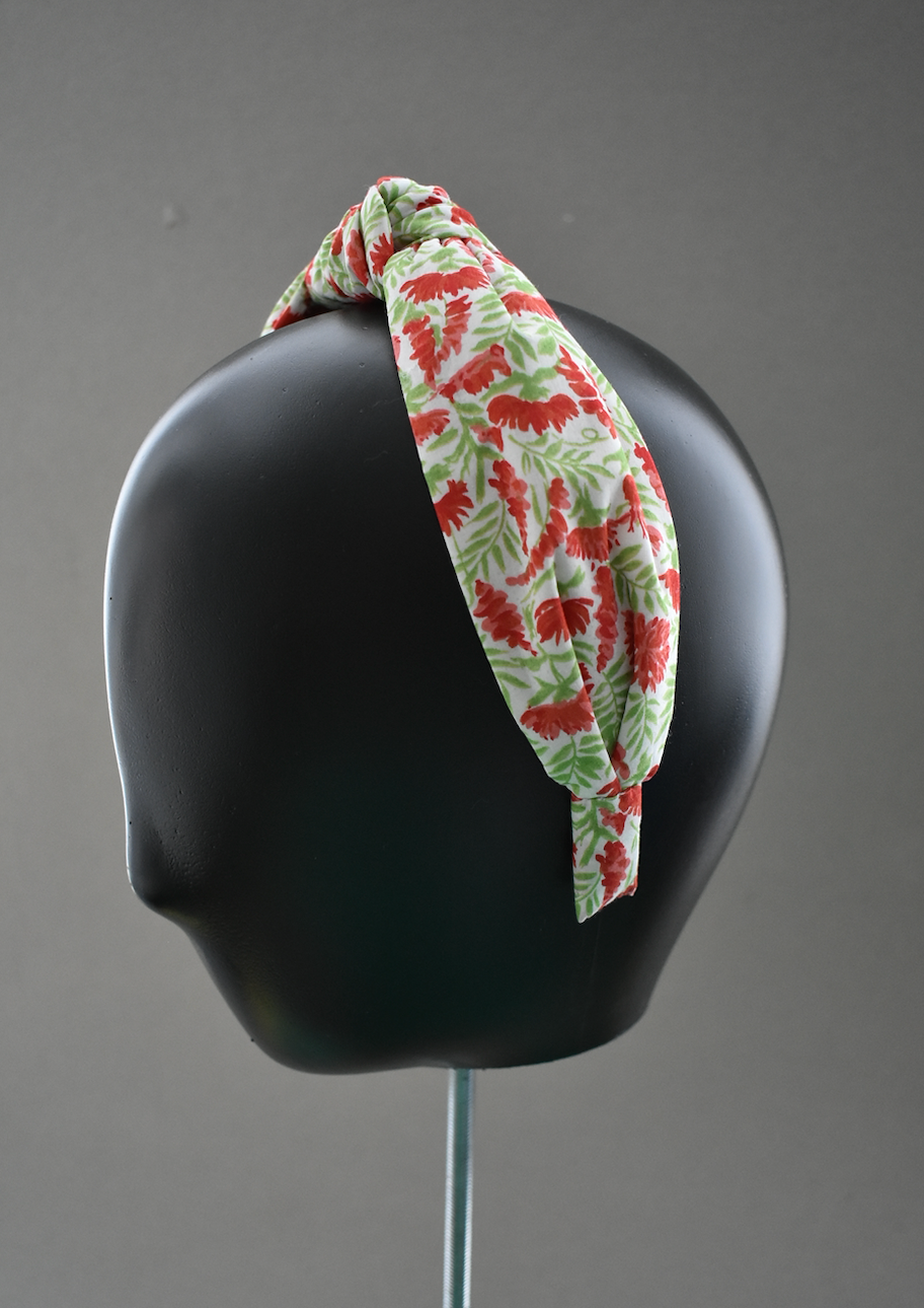 Ladies Knot Alice headband - Vintage Liberty of London Chrysanthemum