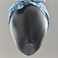 Ladies Knot hairband - Liberty of London Caesar Peacock Feather - Silk & Lawn