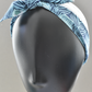 Ladies Knot hairband - Liberty of London Caesar Peacock Feather - Silk & Lawn