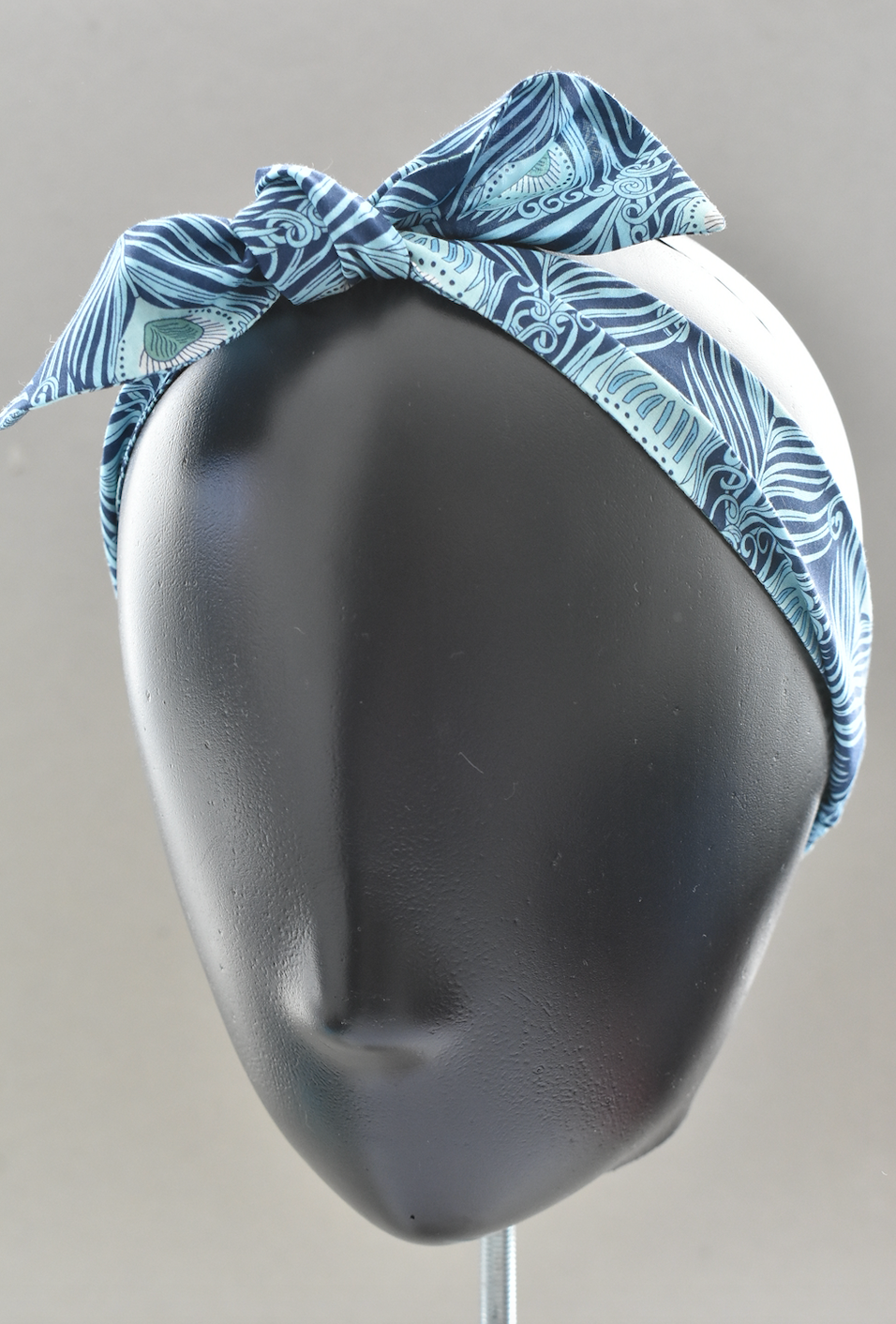 Ladies Knot hairband - Liberty of London Caesar Peacock Feather