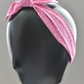 Ladies Knot hairband - Liberty of London Glenjade Pink - Silk & Lawn