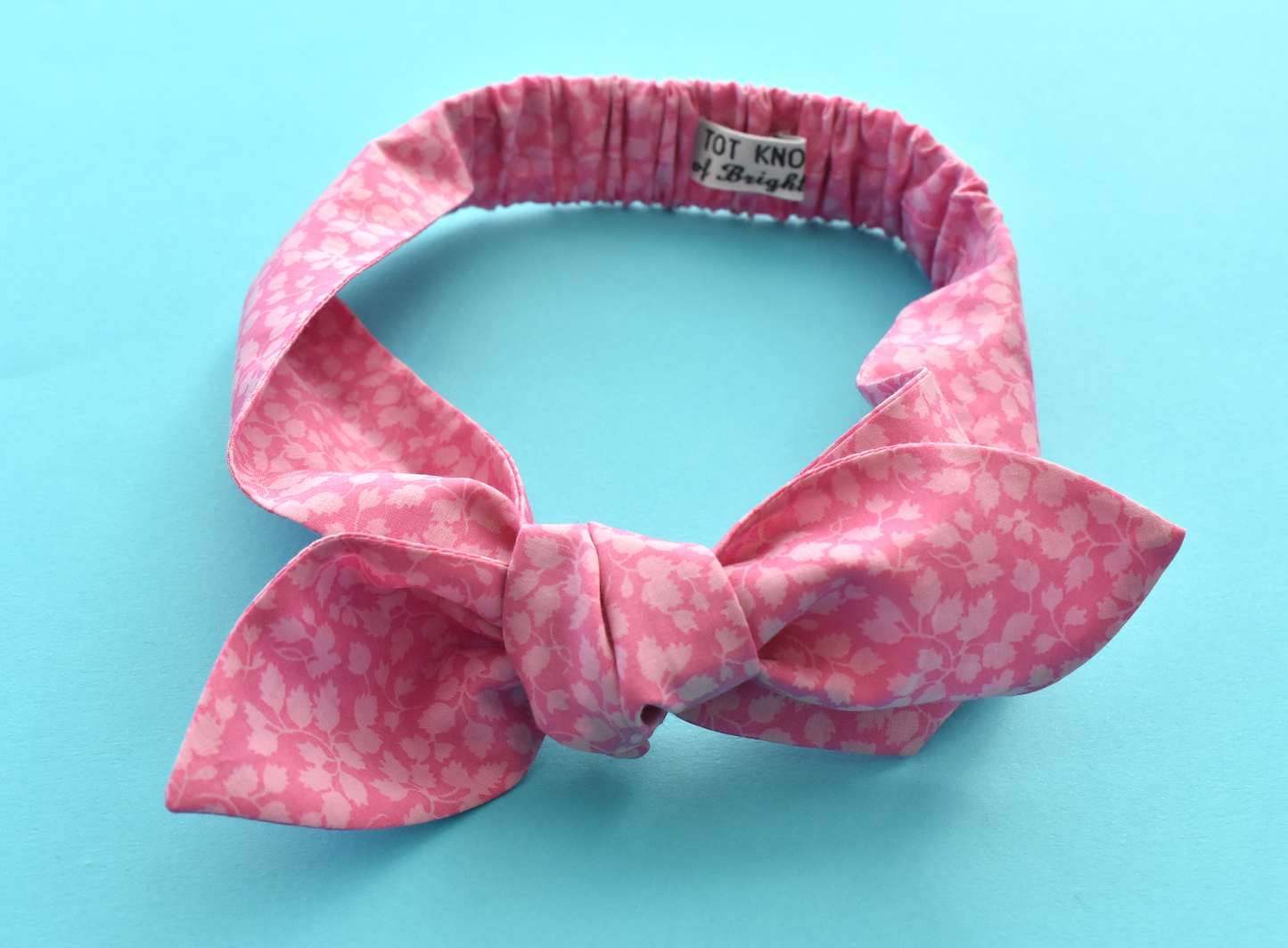Ladies Knot hairband - Liberty of London Glenjade Pink