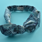 Ladies Knot hairband - Liberty of London Caesar Peacock Feather - Silk & Lawn
